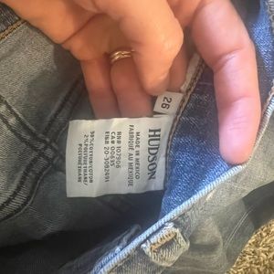 size 26 hudson jeans